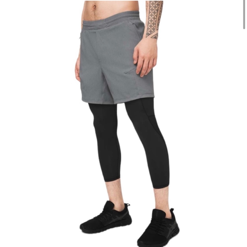 Limited edition lululemon Active Experts athletic shorts with built in tights